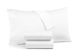 lot 356 image: 4PCS Full Size Charter Club Sleep Luxe 800 Thread Count 100% Cotton Sheet Set