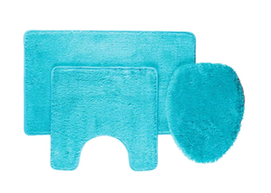 lot 362 image: LOT OF 2 Florence 3-Pc. Rug Set, Turquoise