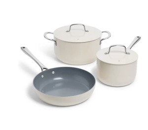 lot 382 image: The Cellar 5-Pc. Ceramic Nonstick Cookware Set