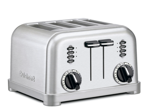 lot 383 image: Cuisinart 4 Slice Metal Classic Toaster