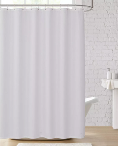 lot 439 image: Clorox Bathroom Shower Curtain with Waterproof Lightweight PEVA Liner Set