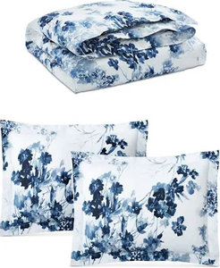 lot 20 image: 3PCS FullQueen Flora Sateen Comforter Set