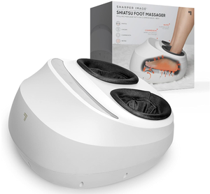 lot 29 image: Sharper Image Shiatsu Foot Massager Soothing Heat & Compression, Pain Relief & Circulation