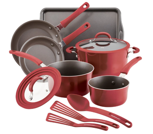 lot 31 image: 11PCS Rachael Ray Cook  Create Nonstick Cookware Sets