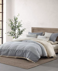 lot 73 image: 3PCS King Set DKNY Pure Colorblock Comforter Set