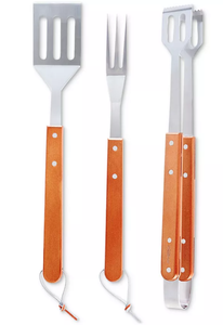 lot 212 image: 3PCS The Cellar Farm Fresh BBQ Wood Tool Set