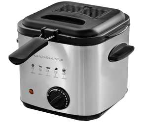 lot 220 image: OVENTE 1.5L Electric Deep Fryer with Viewing Lid, Adjustable Temperature, Removable Basket
