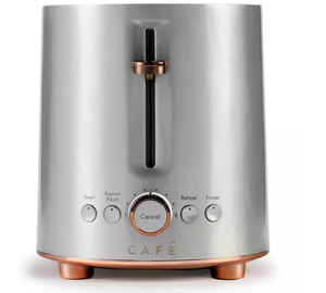 lot 241 image: Caf Express Finish 2 Slice Metal Toaster Stainless Steel GE Appliances, 1600W