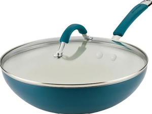 lot 242 image: Rachael Ray Cucina Ceramic 11 Inch Nonstick Stir Fry Pan