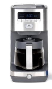 lot 324 image: GE 12 Cup Drip Coffee Maker with Adjustable Keep Warm Plate