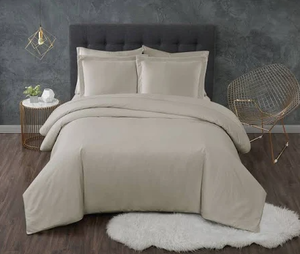 lot 468 image: 3PCS King Size Ashley Truly Calm Antimicrobial Duvet Set