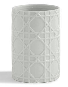 lot 476 image: Kassatex Rattan Bath Accessories Waste Bin