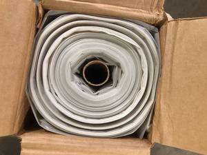 lot 66 image: HUSKY 20 ft. x 100 ft. Clear Plastic Sheeting Customer Returns See Pictures