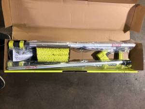 lot 28 image: RYOBI 18 ft. Extension Pole with Brush for Pressure Washer   Customer Returns See Pictures