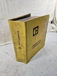 lot 93 image: Caterpillar 966 Wheel Loader Service Manual including models 30K, 25U, 42J, 76J, and 78G