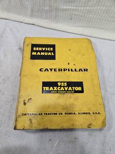 lot 94 image: Caterpillar 955 Traxcavator Service Manual covering serial numbers 60A1-up