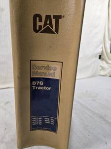 lot 102 image: CAT D7G Tractor Service Manual