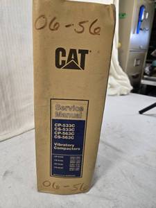 lot 106 image: CAT Service Manual CP-533C, CS-533C, CP-563C, CS-563C Vibratory Compactors