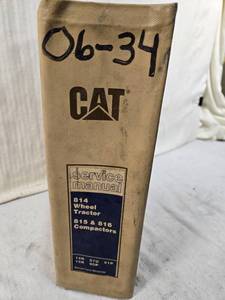 lot 107 image: CAT 814 Wheel Tractor, 815 & 816 Compactors Service Manual