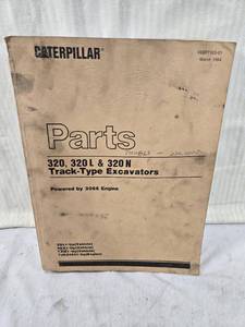 lot 110 image: Caterpillar 320, 320L & 320N Track-Type Excavators Parts Manual XEBP7183-01