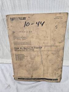 lot 119 image: Caterpillar D6H XL Series II Tractor Parts Manual