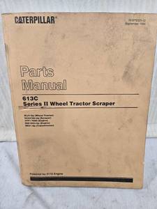 lot 125 image: Caterpillar 613C Series II Wheel Tractor Scraper Parts Manual