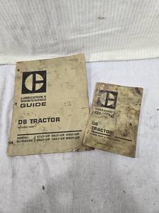 lot 130 image: Caterpillar D6 Tractor Operators Guide and Lubrication and Maintenance Guide