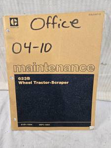 lot 134 image: Caterpillar 623B Wheel Tractor-Scraper Maintenance Manual