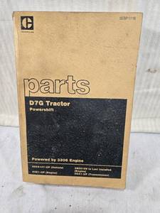 lot 146 image: Caterpillar D7G Tractor Parts Manual SEBP1116