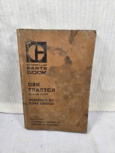 lot 158 image: Caterpillar D8K Tractor Parts Book It includes serial numbers 77V50016-up for the vehicle and 76S8068-up for the engine