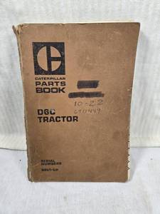 lot 169 image: Caterpillar D6C Tractor Parts Book