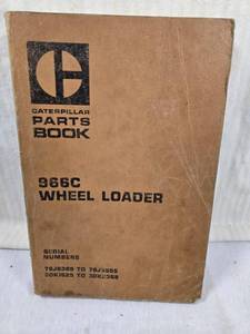 lot 183 image: Caterpillar Parts Book 966C Wheel Loader for serial numbers 76J6389 to 76J6555 and 30K1625 to 30K2368