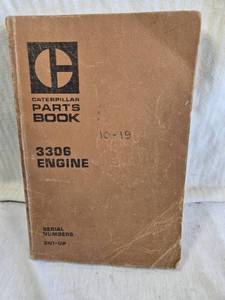 lot 191 image: Caterpillar 3306 Engine Parts Book covering serial numbers 3N1 and up