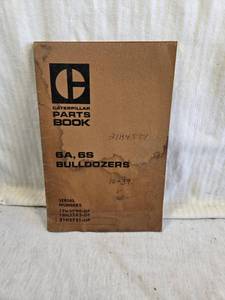 lot 200 image: Caterpillar 6A, 6S Bulldozers Parts Book covering serial numbers 17H3790-UP, 18H3582-UP, and 21H2271-UP