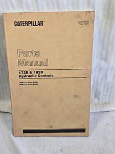 lot 214 image: Caterpillar Parts Manual 173B & 183B Hydraulic Controls