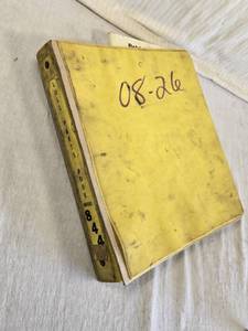 lot 231 image: Lull 844 Parts Book