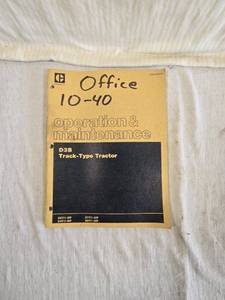 lot 236 image: Caterpillar D3B Track-Type Tractor Operation & Maintenance Manual