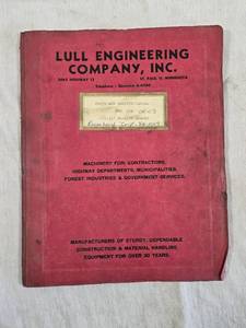lot 242 image: Lull Model 7C1 Hi-Lift Loader Parts and Service Manual