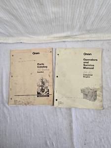 lot 247 image: Onan JC Series Operators and Service Manual and Parts Catalog for JB-JC Series Industrial Engine