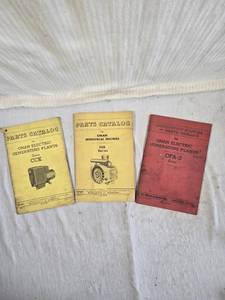 lot 248 image: Onan Electric Generating Plants and Industrial Engines Parts Catalogs