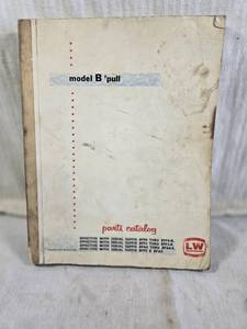 lot 262 image: Model B Pull Parts Catalog