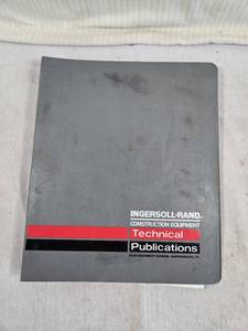 lot 267 image: Ingersoll-Rand SD-70 Series Vibratory Compactor Operation & Maintenance Manual