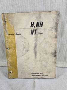 lot 273 image: Cummins H, NH, NT Series Operation and Maintenance Manual