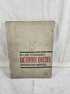 lot 279 image: Detroit Diesel In-Line 71 Engines Operators Manual