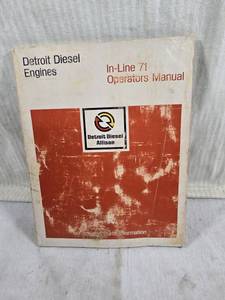 lot 280 image: Detroit Diesel In-Line 71 Operators Manual