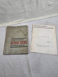 lot 282 image: Detroit Diesel Engine Manuals including In-Line 71 Engines Operators Manual and Sales Engineering Product Report