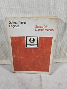 lot 283 image: Detroit Diesel Series 92 Service Manual