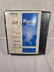 lot 294 image: Grove Crane Parts Manual Model RT640E
