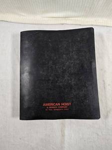 lot 297 image: American Hoist & Derrick Company Parts Manual - Crawler Crane, Truck Crane, Self Propelled Crane