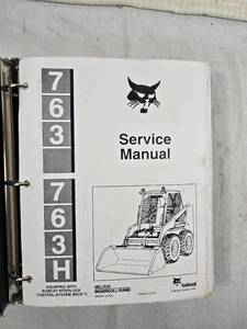 lot 298 image: Bobcat 763 & 763H Skid Steer Service Manual